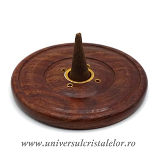 Suport ardere pentru betisoare si conuri parfumate - rotund m3