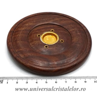 Suport ardere pentru betisoare si conuri parfumate - rotund m3