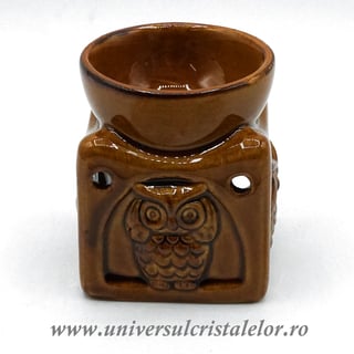 Suport ardere ulei aromaterapie bufnita m3