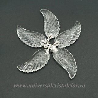 Pandantiv cristal de stanca aripa m1