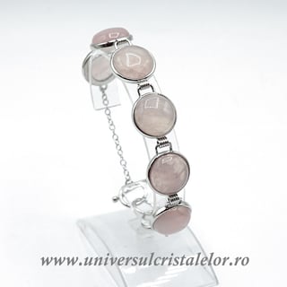 Bratara cuart roz m10