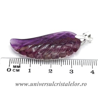 Pandantiv fluorina multicolor aripa m1.1