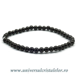 Bratara jais rotund - 4.5 mm