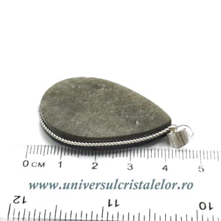 Pandantiv obsidian auriu lacrima