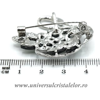 Brosa pandantiv abalone - lebada