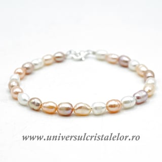Bratara perle multicolora