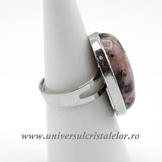 Inel rodonit oval reglabil m5