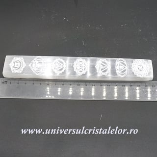 Bagheta selenit 7 chakre