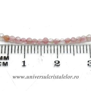 Colier thulit rotund fatetat 2 mm