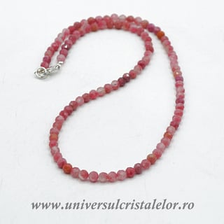 Colier thulit rotund fatetat 4,6 mm