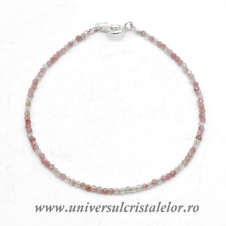 Bratara thulit rotund fatetat 2 mm