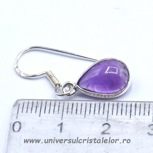 Cercei ametist lacrima