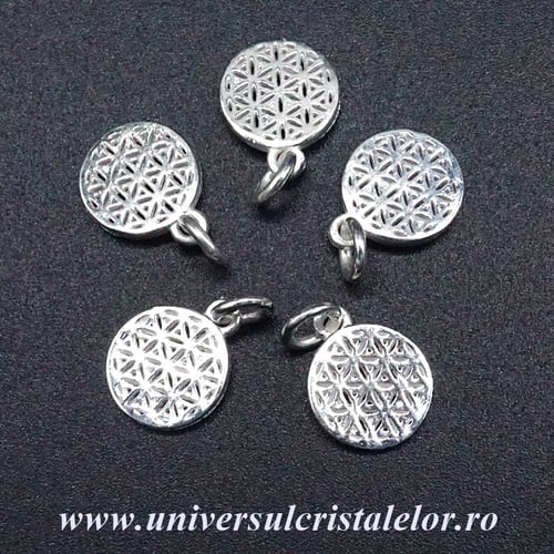 Pandantiv floarea vietii 9 mm