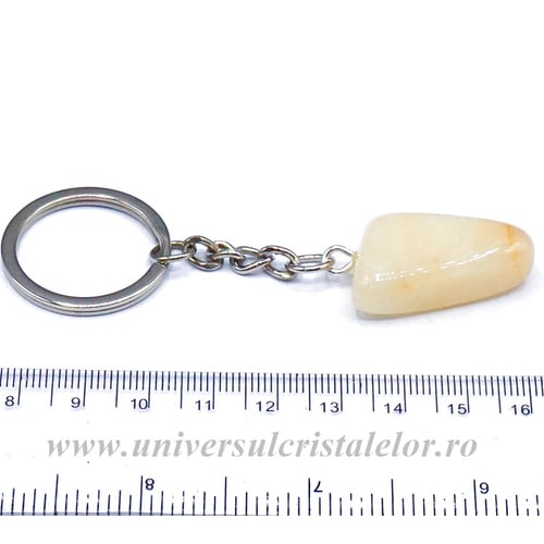 Breloc aventurin galben