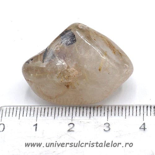 Cuart rutilat piatra rulata