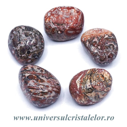 Jasp piele leopard piatra rulata