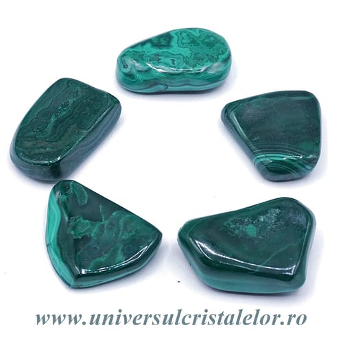 Malachit piatra rulata
