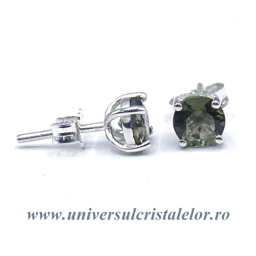 Cercei moldavit fatetati rotund 4mm