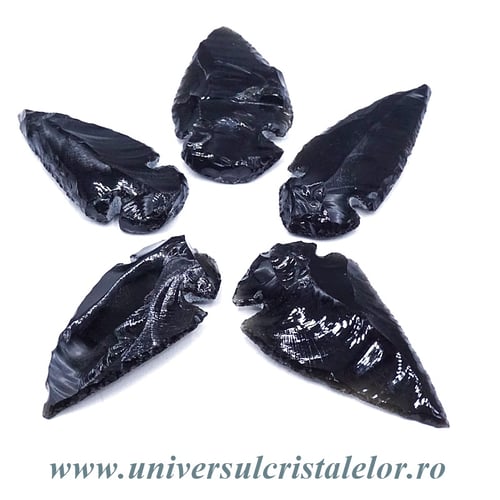 Obsidian sageata 4 cm