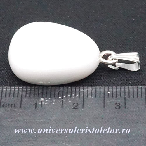 Pandantiv opal alb m1