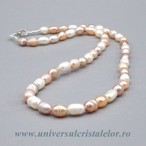 Colier perle multicolor