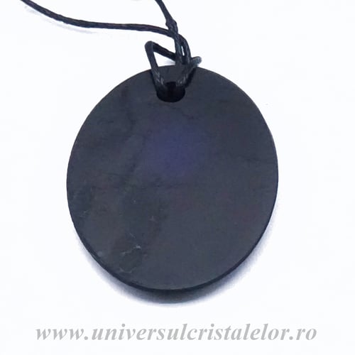 Pandantiv shungit oval