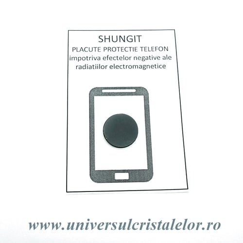 Shungit (protectie rotunda telefon) 2 cm