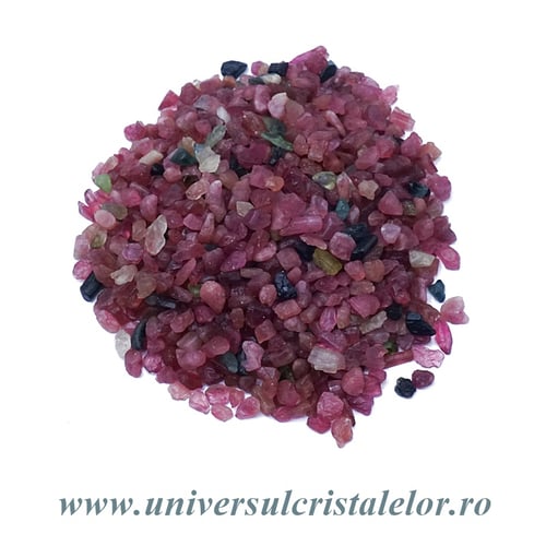 Turmalina roz chips