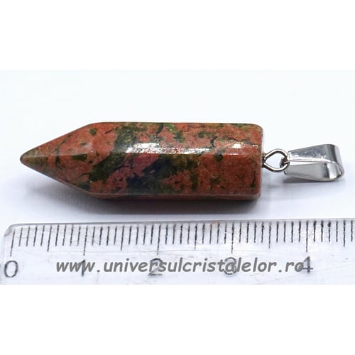 Pandantiv unakit varf slefuit