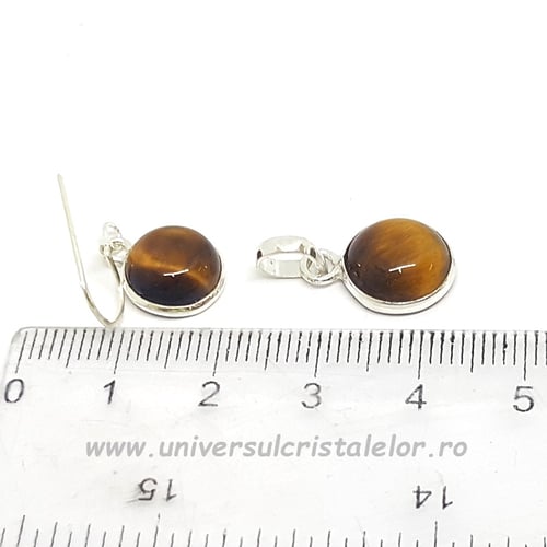 Set ochi de tigru rotund