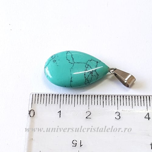 Pandantiv howlit albastru lacrima