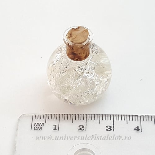 Sticluta cu foite argint