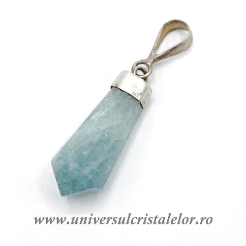 Pandantiv acvamarin m10