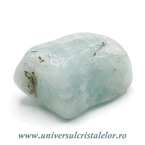 Acvamarin piatra rulata unicat m01