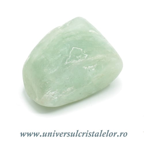 Acvamarin piatra rulata unicat m04