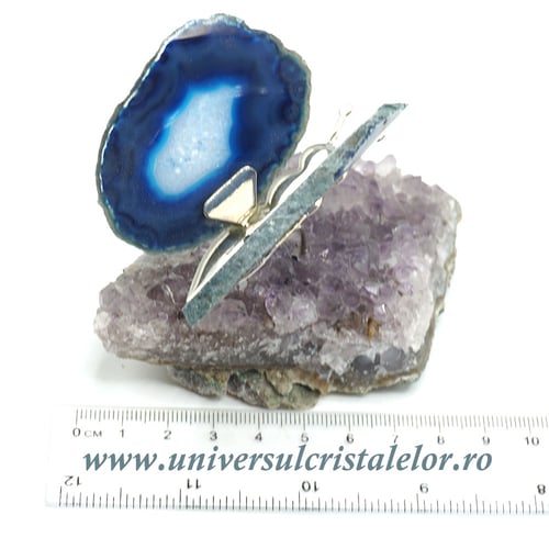 Fluture agat unicat m13