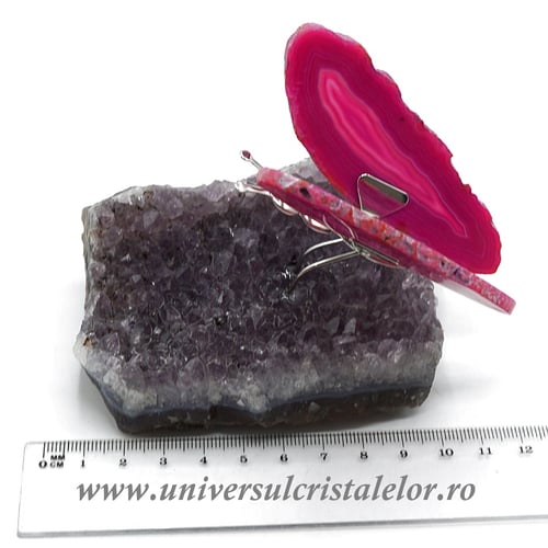 Fluture agat unicat m17