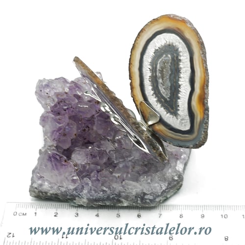 Fluture agat unicat m10