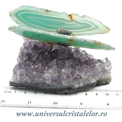 Fluture agat unicat m08