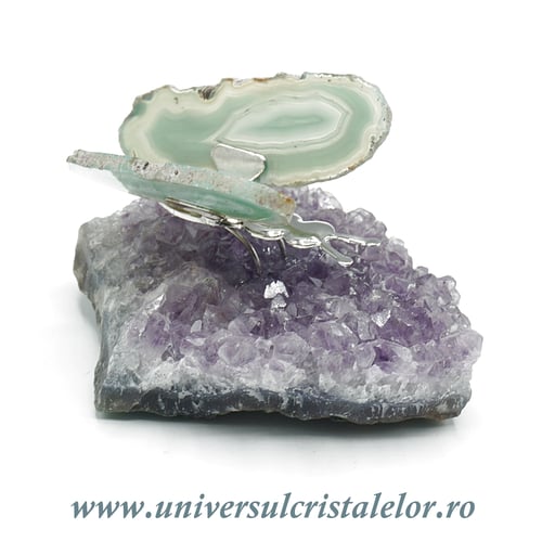 Fluture agat unicat m12