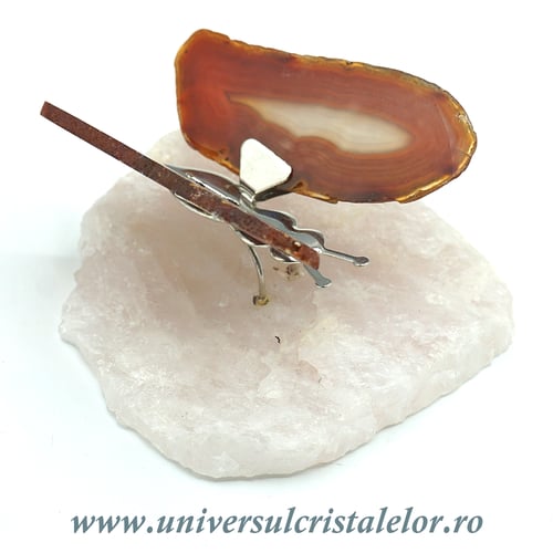 Fluture agat unicat m16