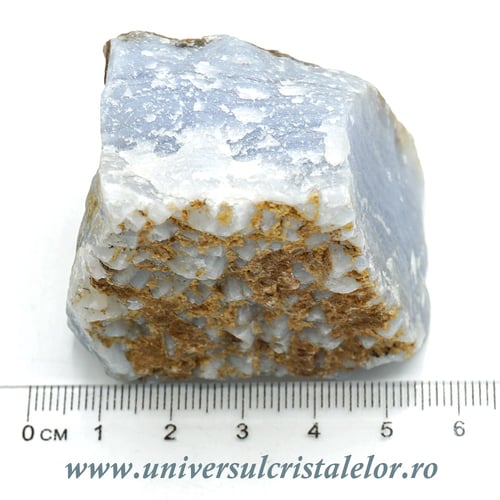 Agat albastru dantela mineral unicat m01