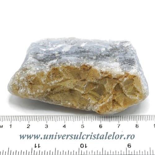 Agat albastru dantela mineral unicat m10