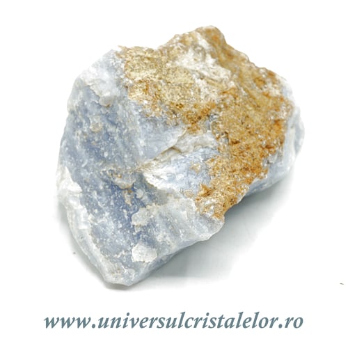 Agat albastru dantela mineral unicat m15