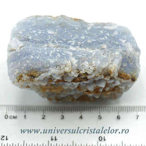 Agat albastru dantela mineral unicat m06