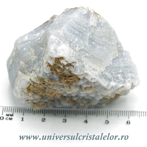 Agat albastru dantela mineral unicat m09