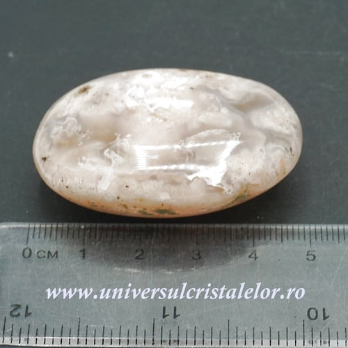 Agat floare polisat unicat m01