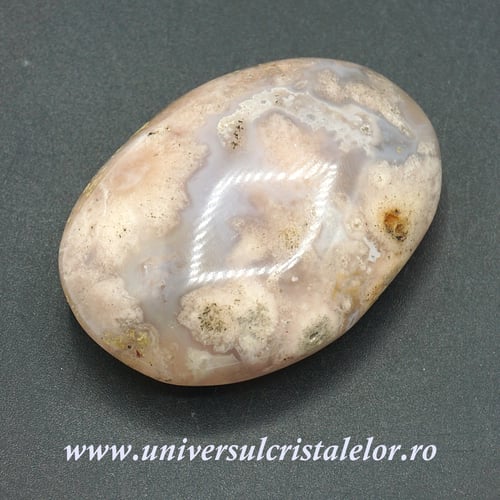 Agat floare polisat unicat m01