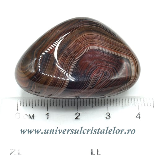 Agat rosu polisat unicat m07