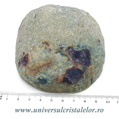 Geoda agat albastru unicat m04